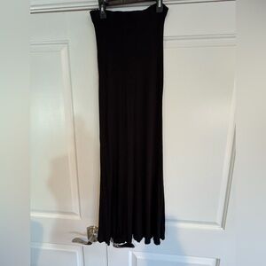 Women’s BCBG MAX AZRIA black knit maxi stretch skirt size XS